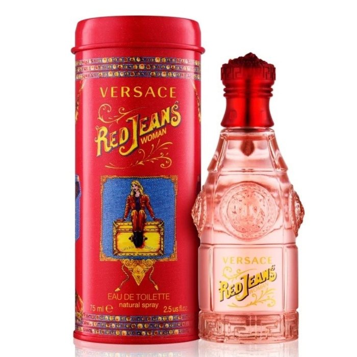 Versace Red Jeans For Women Eau De Toilette 75Ml